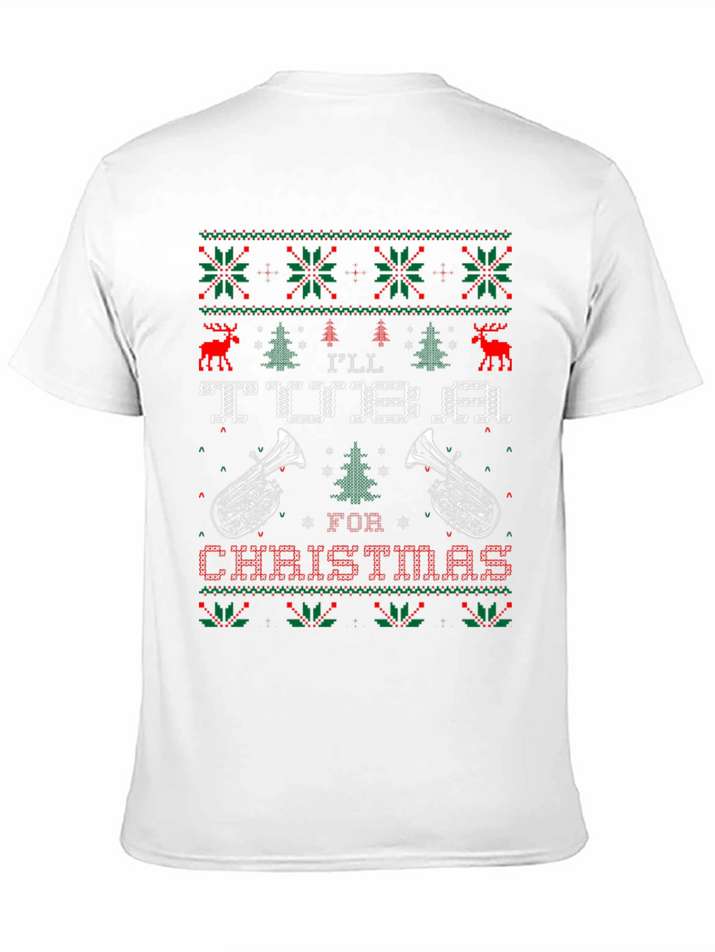 Ill Tuba For Christmas Ugly Sweater T-Shirt