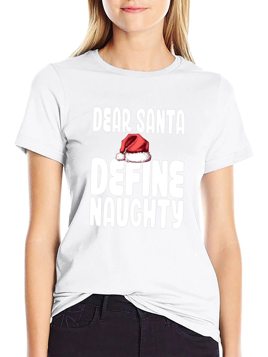 Dear Santa Define Naughty Christmas T-Shirt