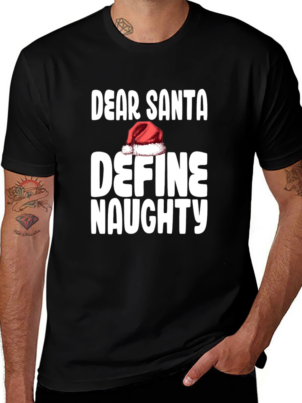 Dear Santa Define Naughty Christmas T-Shirt