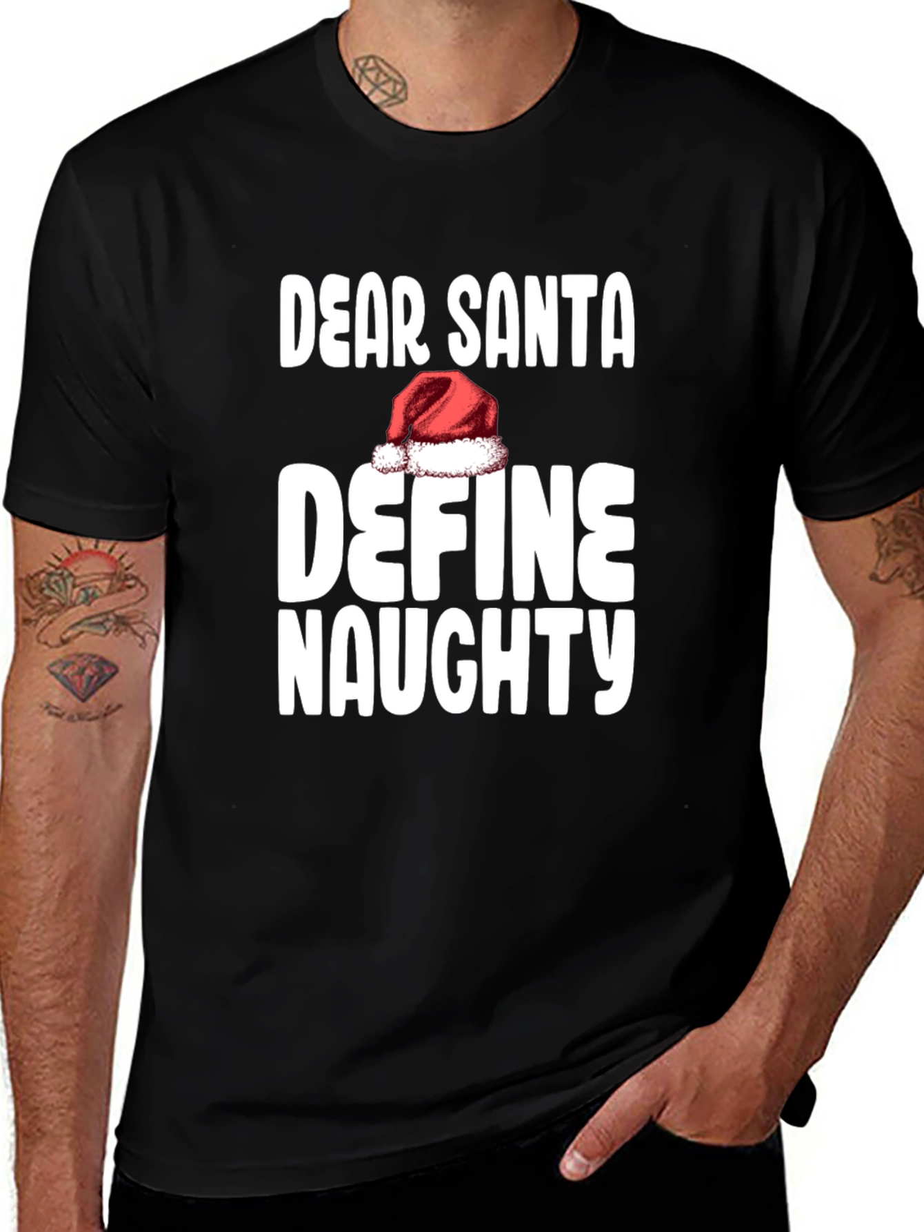 Dear Santa Define Naughty Christmas T-Shirt
