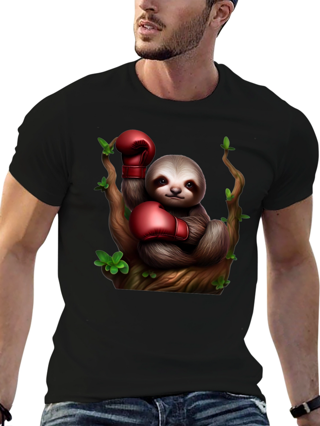 Sloth Boxer Graphic Tee