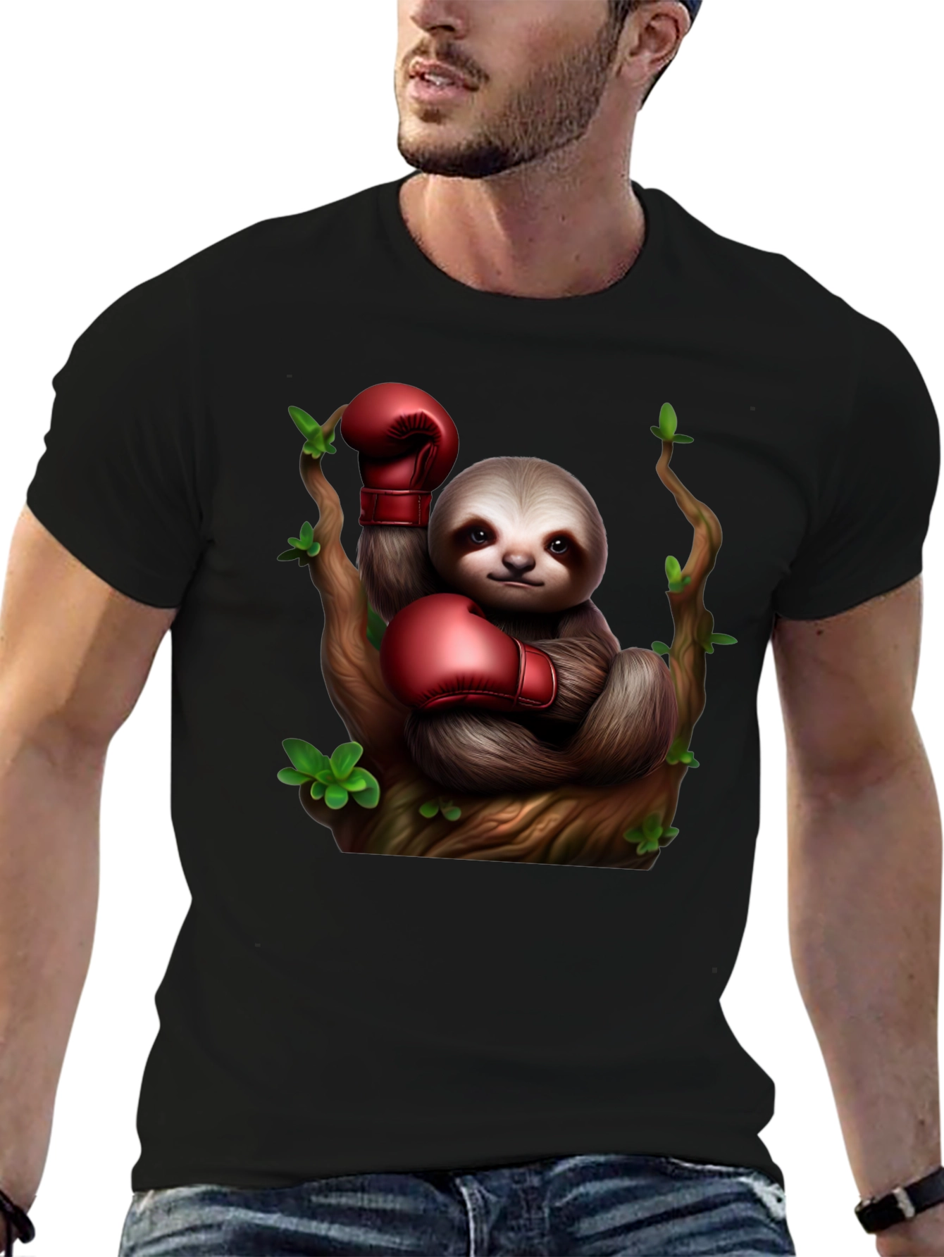 Sloth Boxer Graphic Tee
