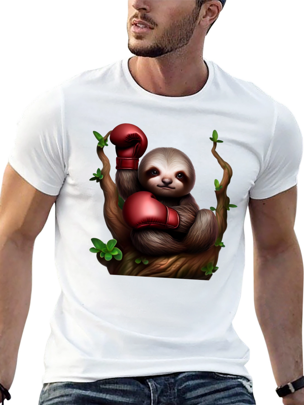 Sloth Boxer Graphic Tee