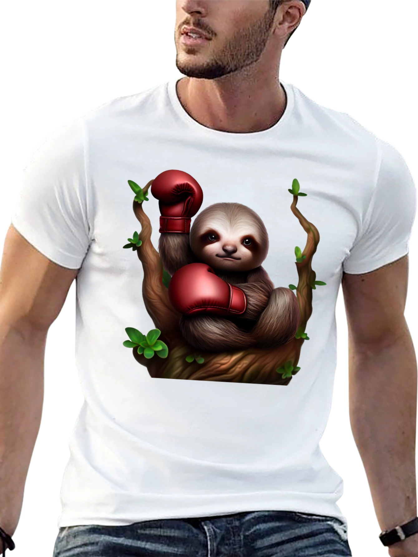 Sloth Boxer Graphic Tee