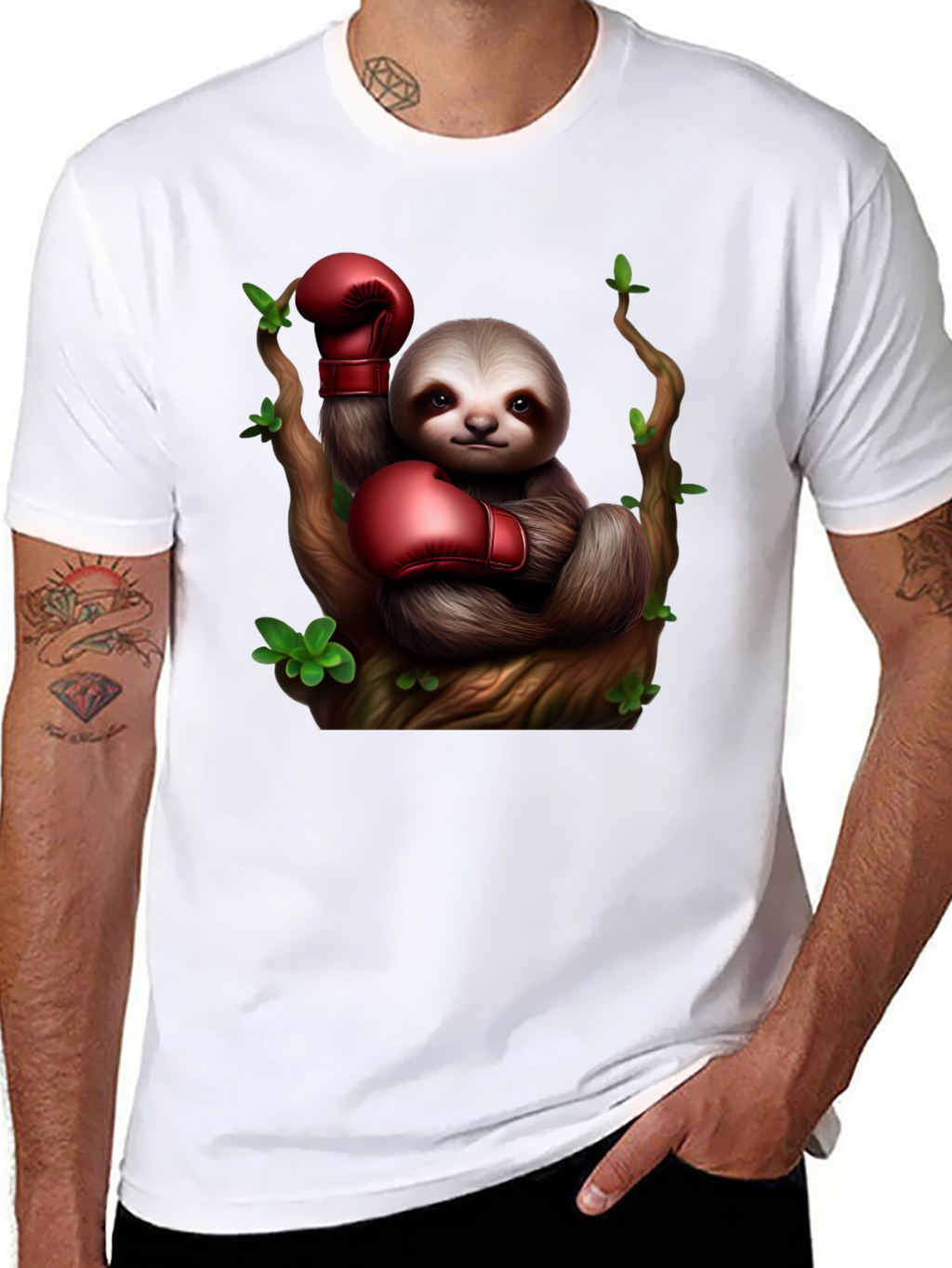 Sloth Boxer Graphic Tee