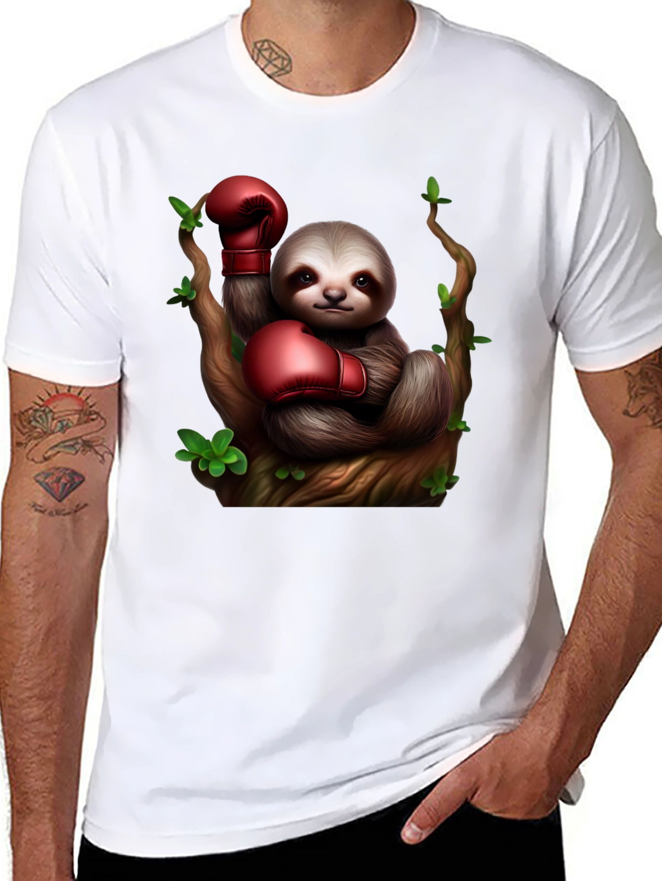 Sloth Boxer Graphic Tee
