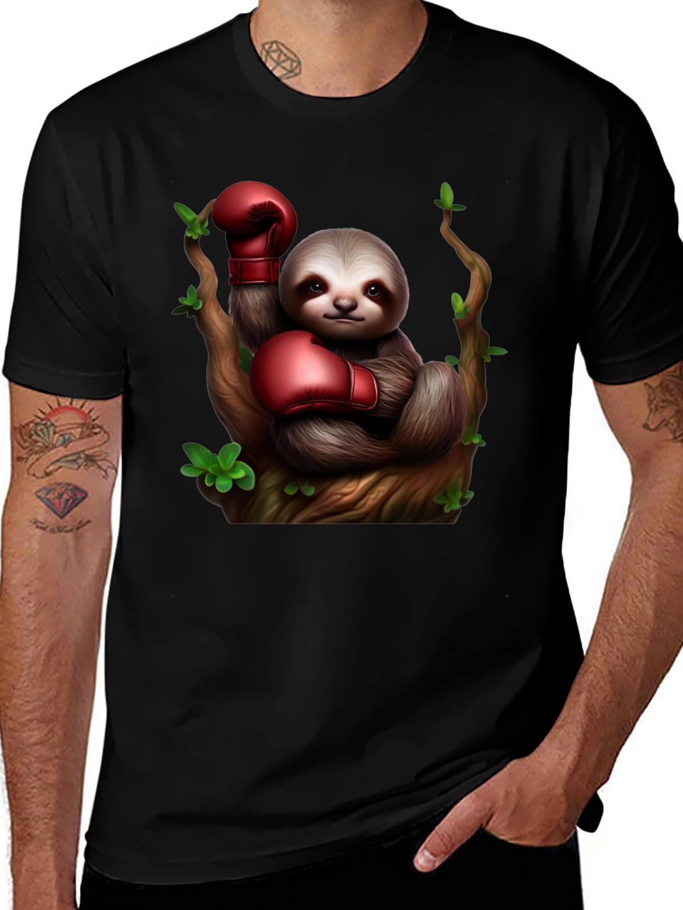Sloth Boxer Graphic Tee
