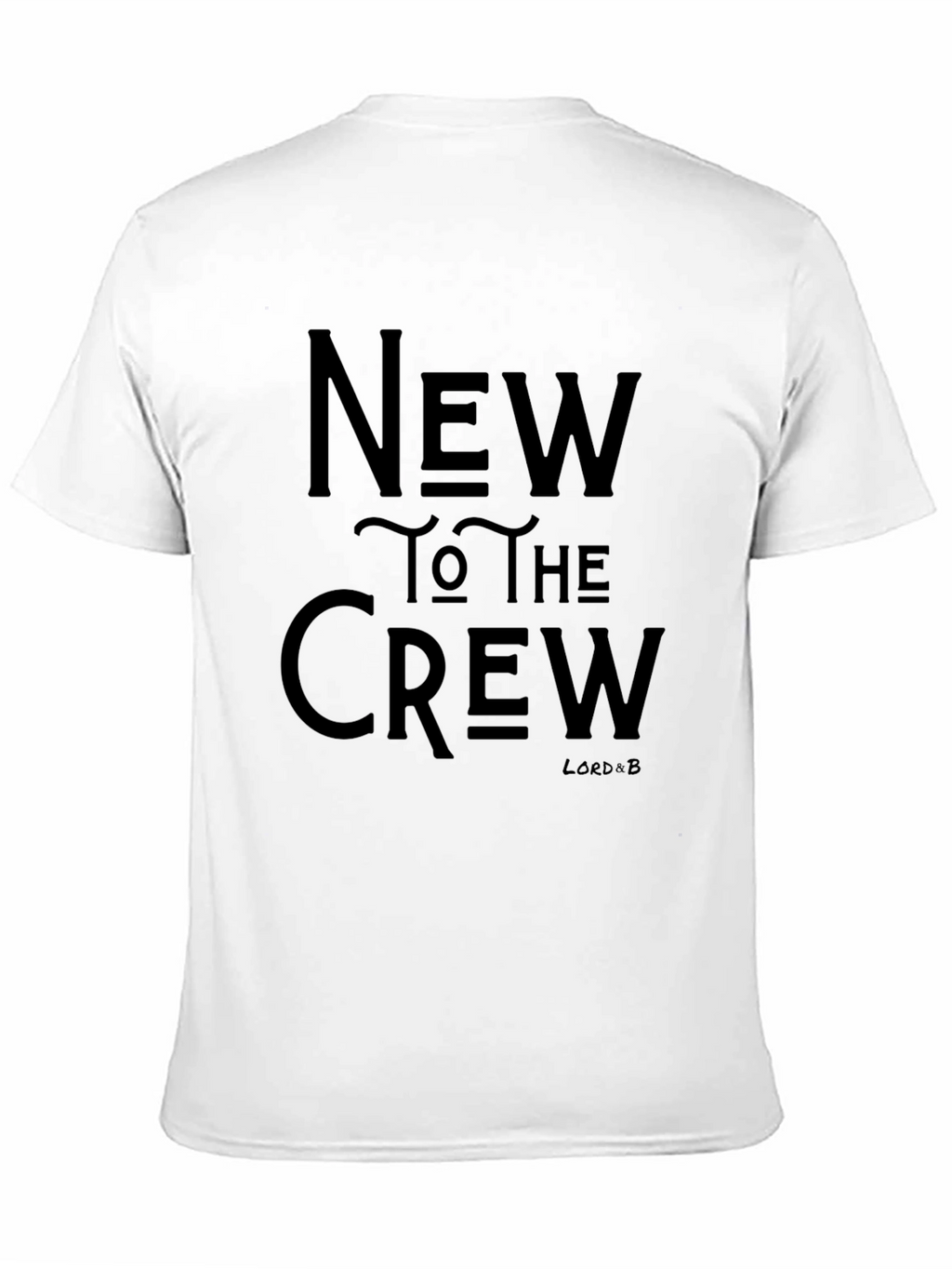 New To The Crew Black Graphic T-Shirt