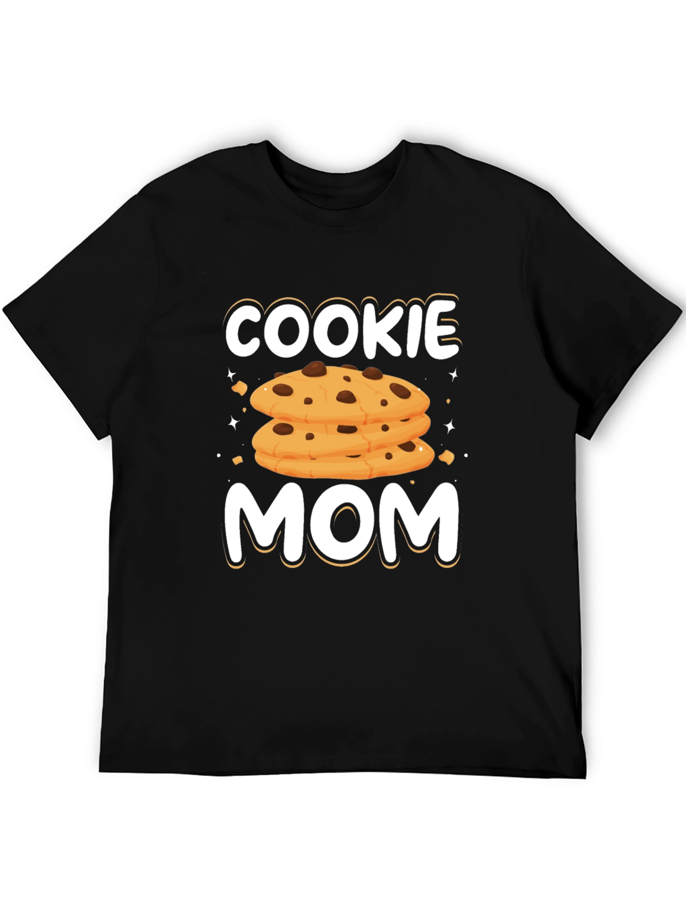 Cookie Mom Graphic T-Shirt - Black Cotton Tee