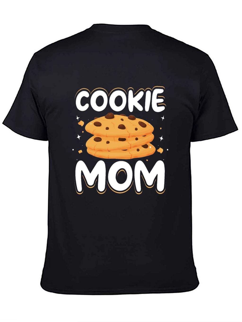 Cookie Mom Graphic T-Shirt - Black Cotton Tee