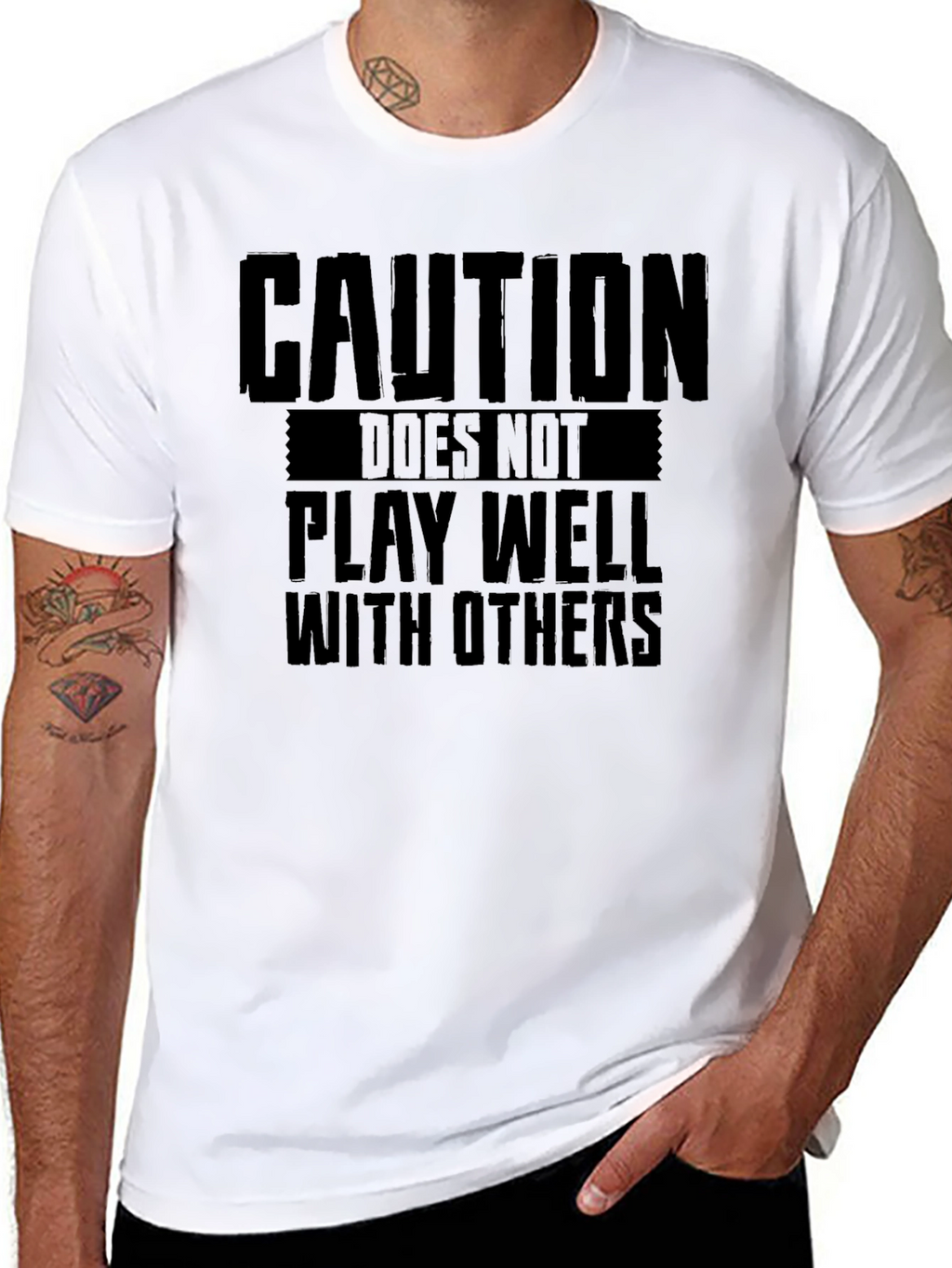 Caution: Does Not Play Well With Others T-Shirt