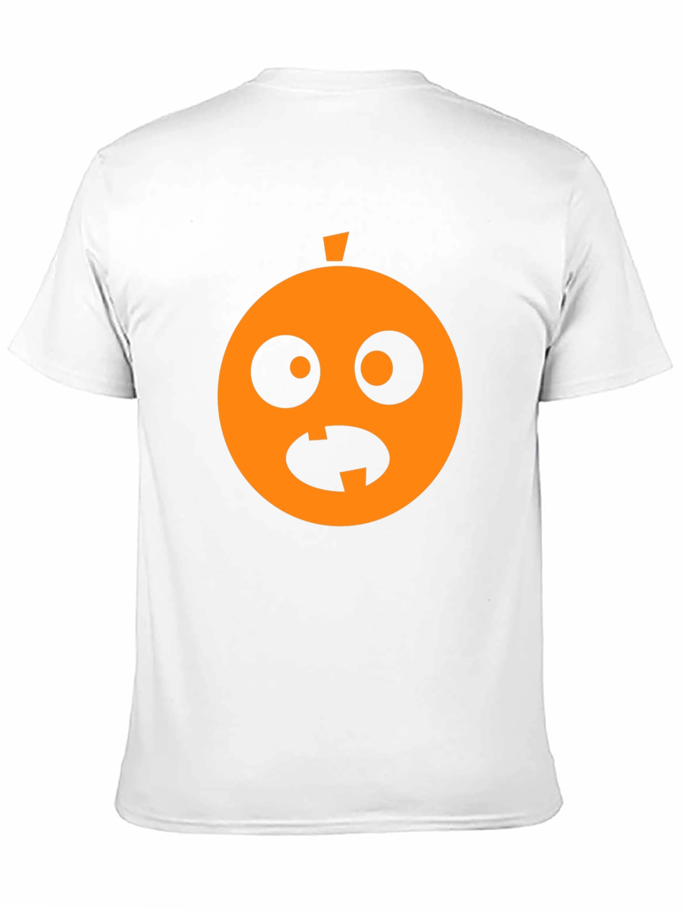 Funny Halloween Pumpkin Face Black T-Shirt