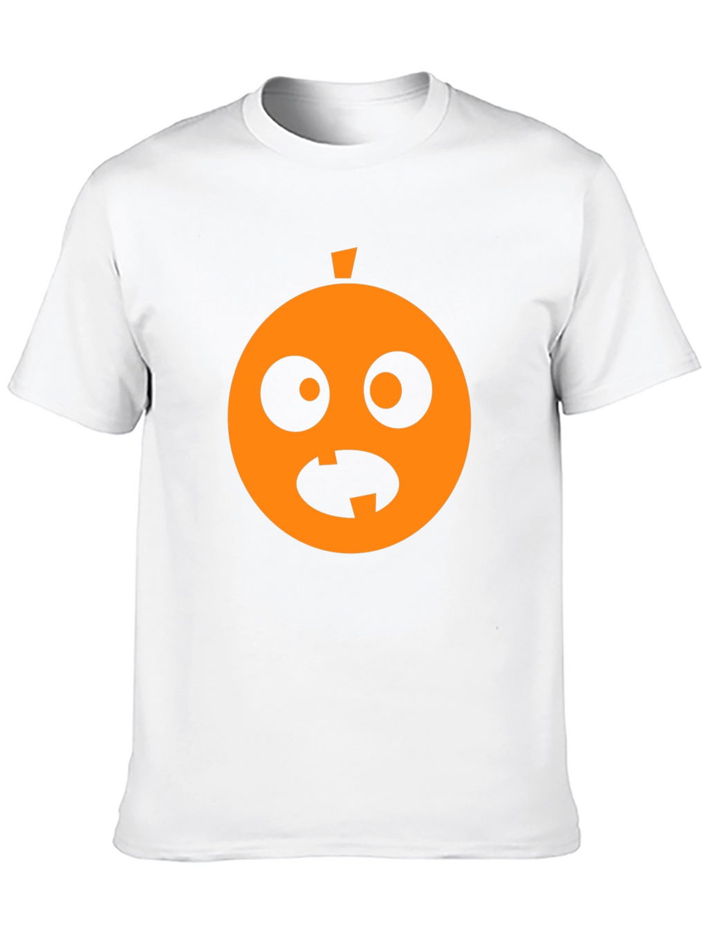 Funny Halloween Pumpkin Face Black T-Shirt