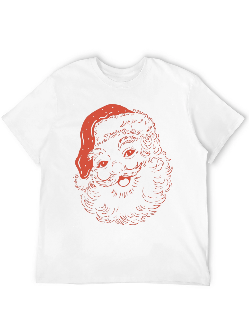 Festive Santa T-Shirt - Holiday Graphic Tee