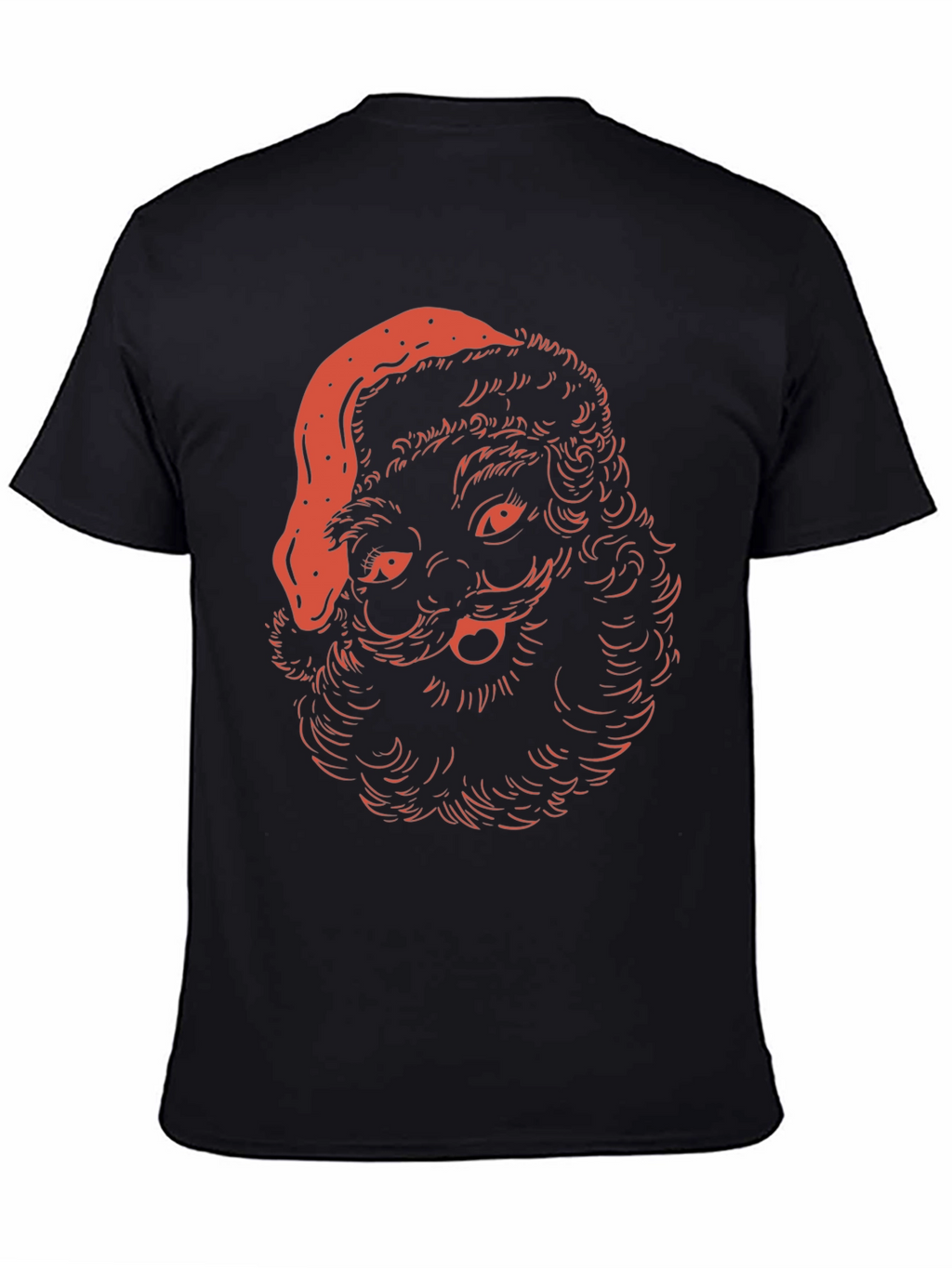 Festive Santa T-Shirt - Holiday Graphic Tee