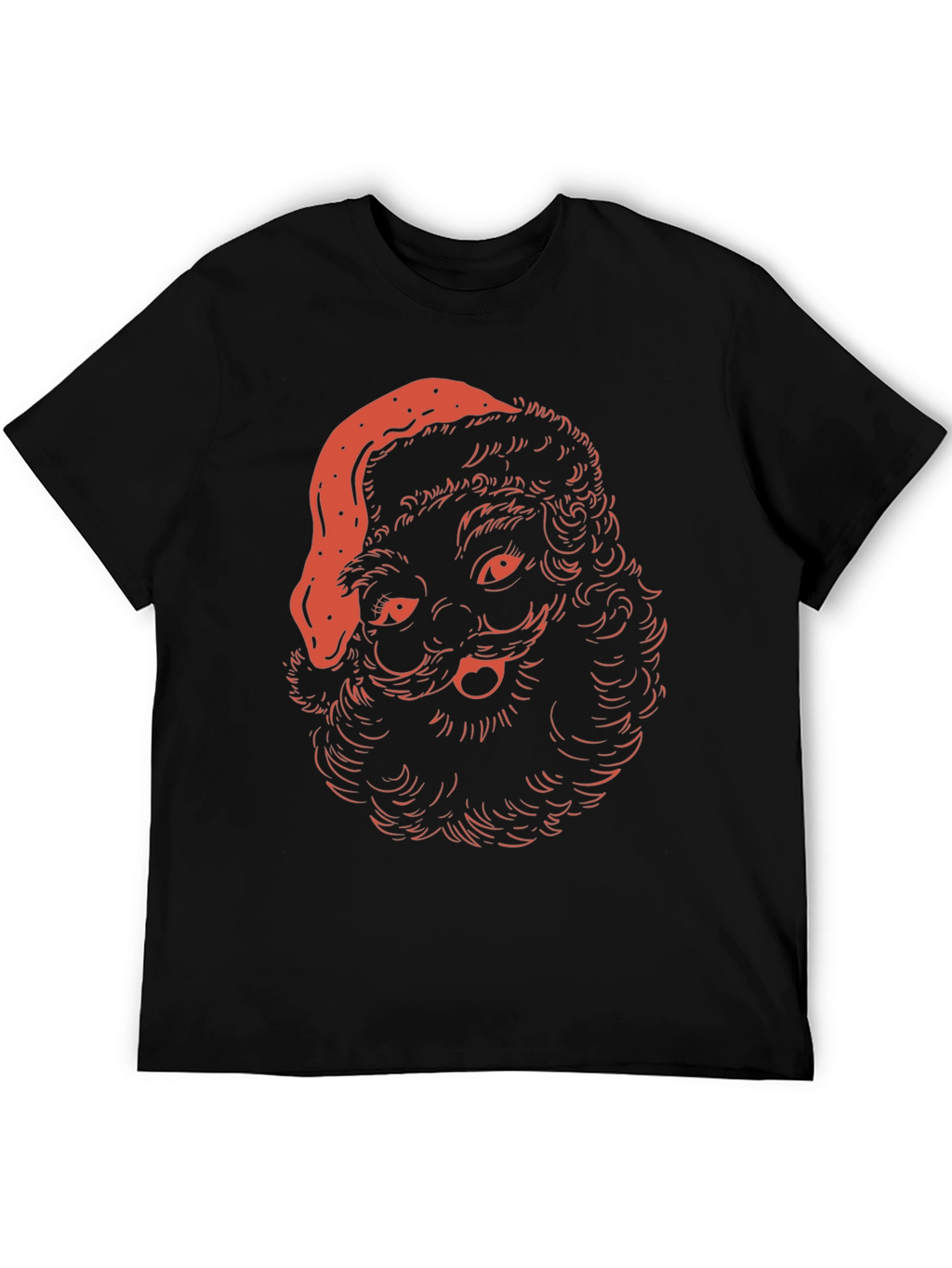 Festive Santa T-Shirt - Holiday Graphic Tee