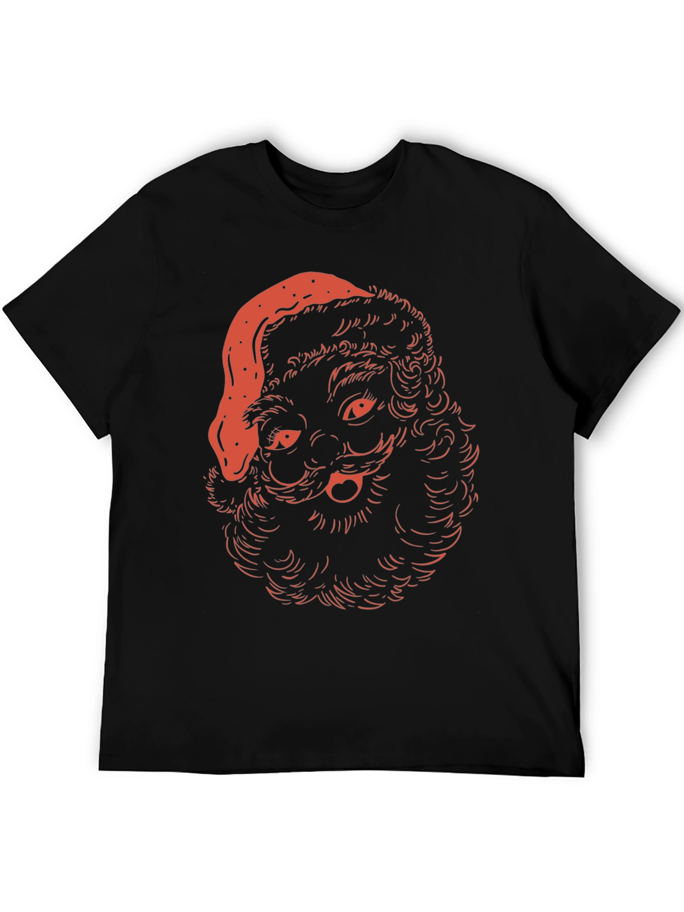 Festive Santa T-Shirt - Holiday Graphic Tee