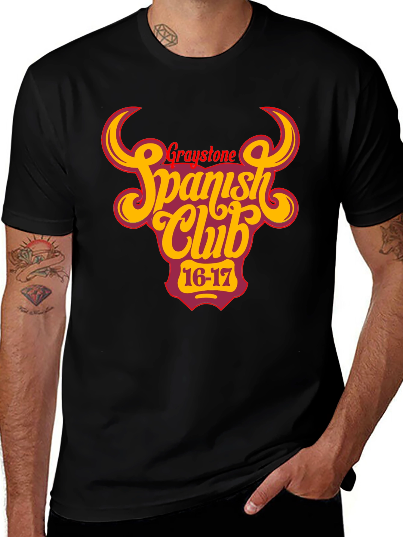Graystone Spanish Club Black T-Shirt