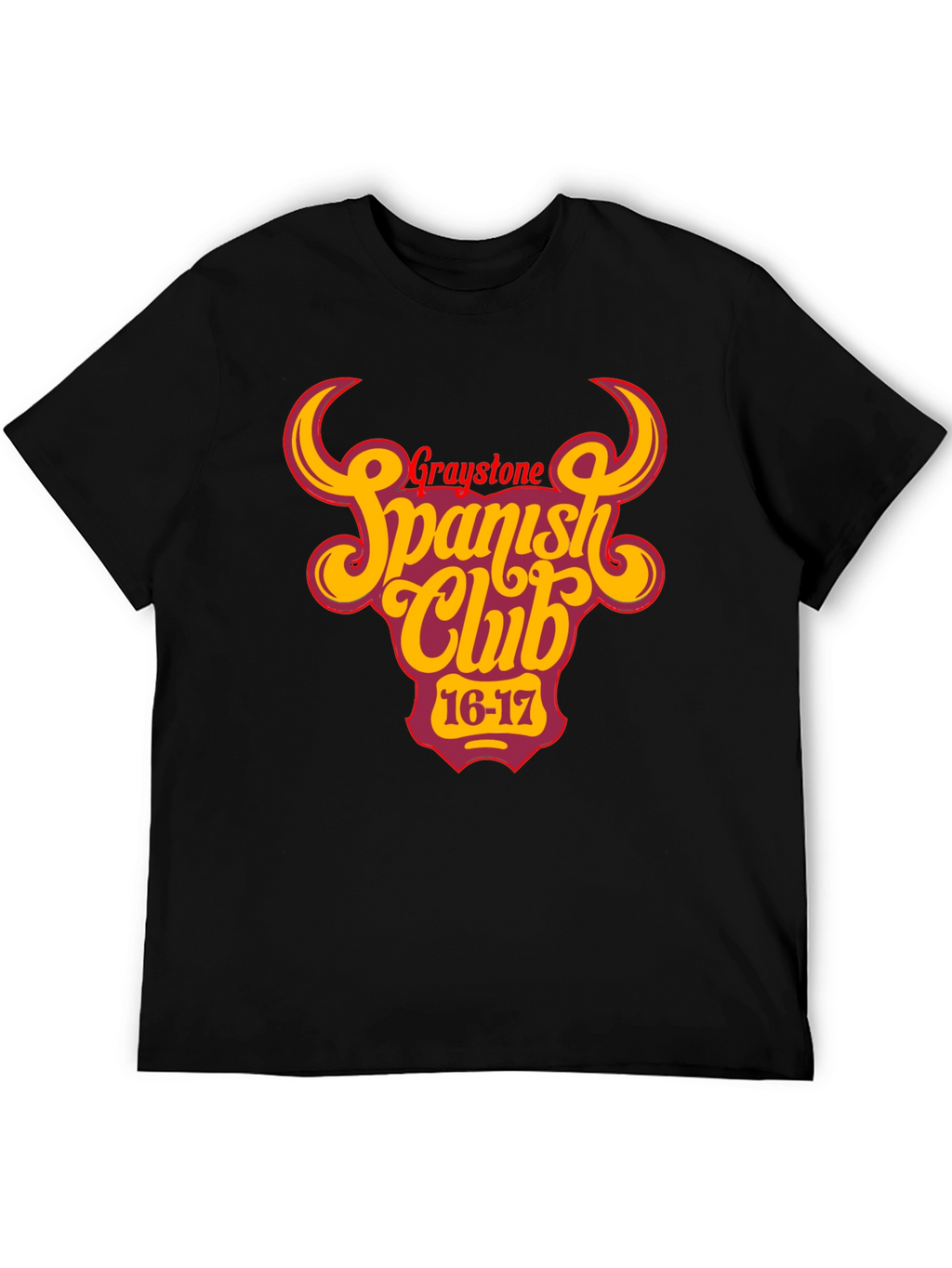 Graystone Spanish Club Black T-Shirt