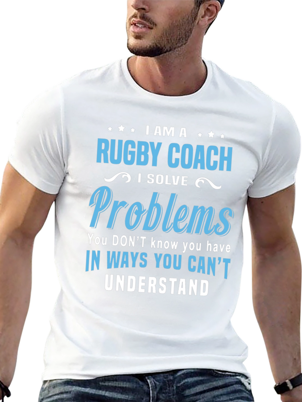 Rugby Coach Problem Solver T-Shirt