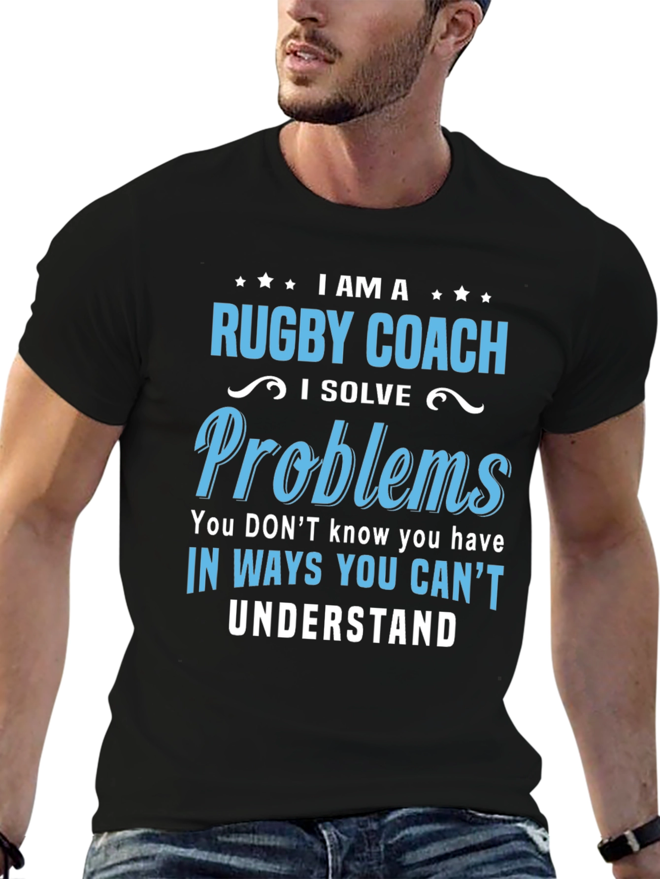 Rugby Coach Problem Solver T-Shirt