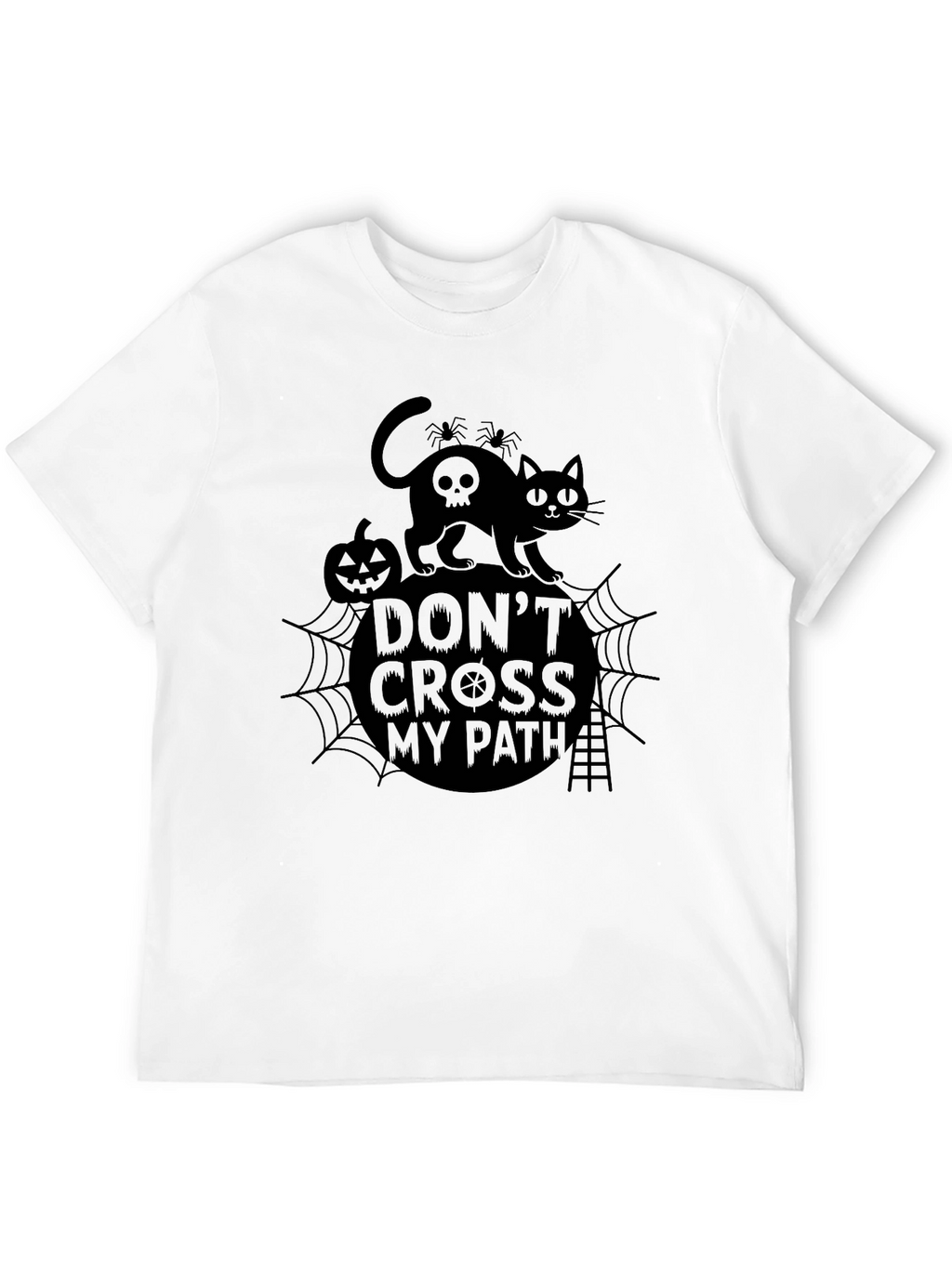 Dont Cross My Path Black Cat Halloween T-Shirt