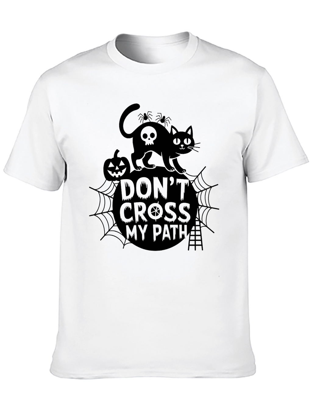 Dont Cross My Path Black Cat Halloween T-Shirt