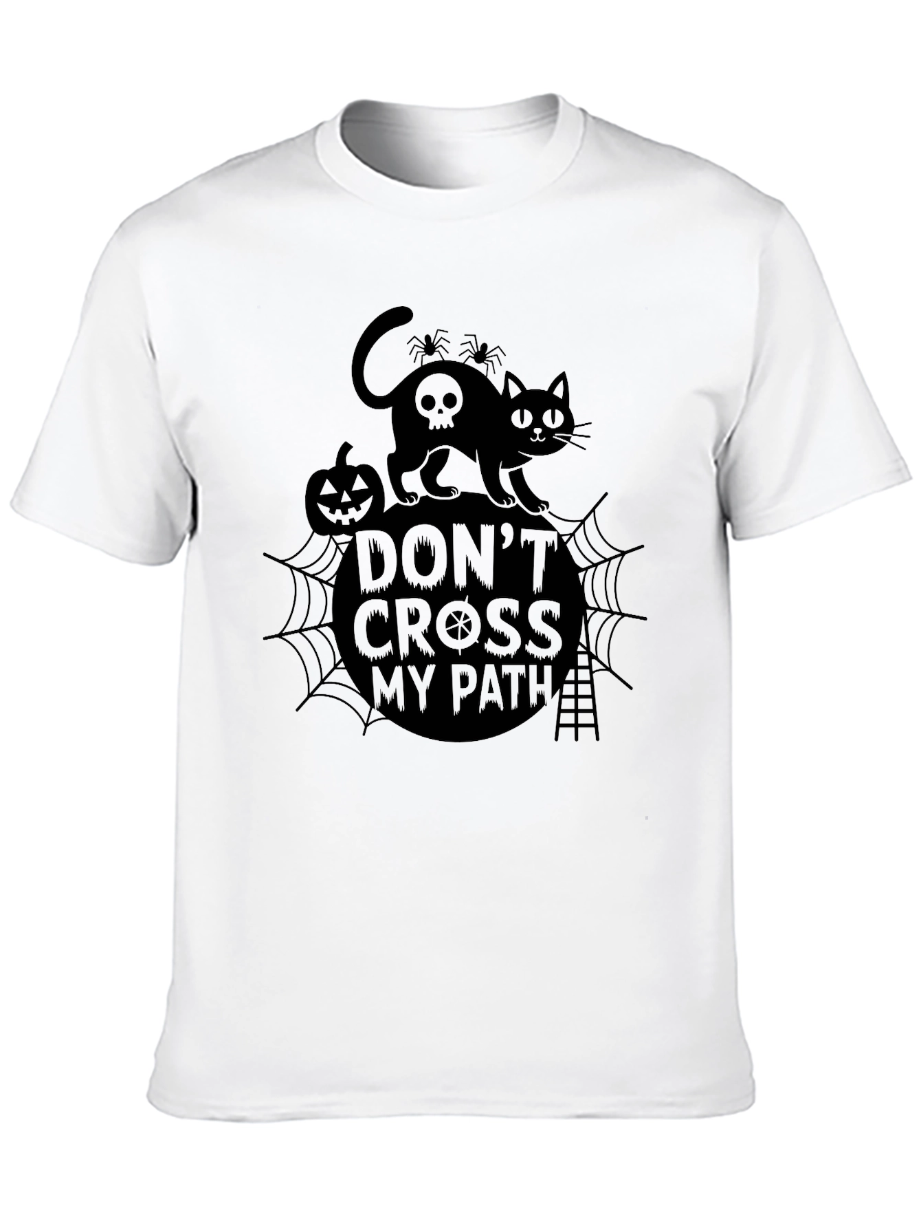 Dont Cross My Path Black Cat Halloween T-Shirt