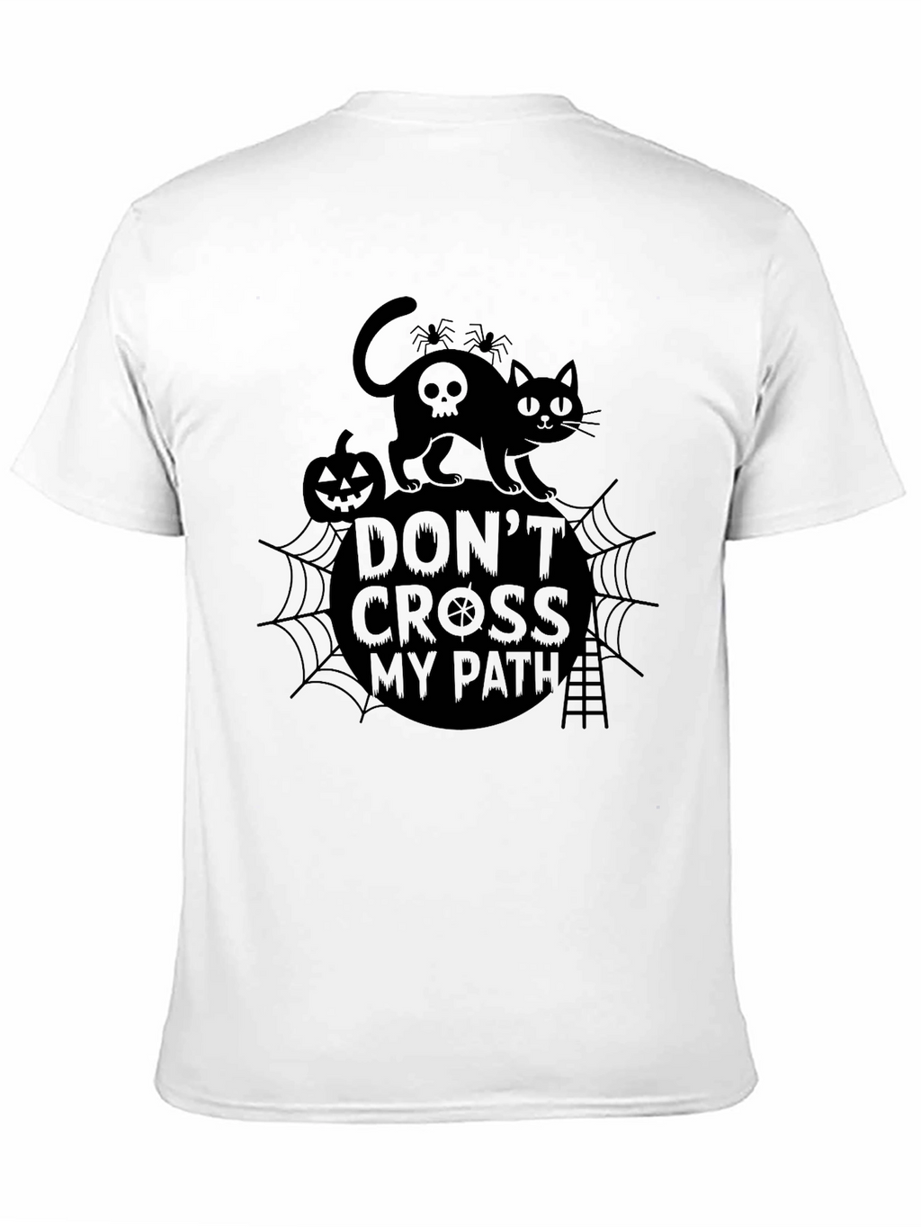 Dont Cross My Path Black Cat Halloween T-Shirt
