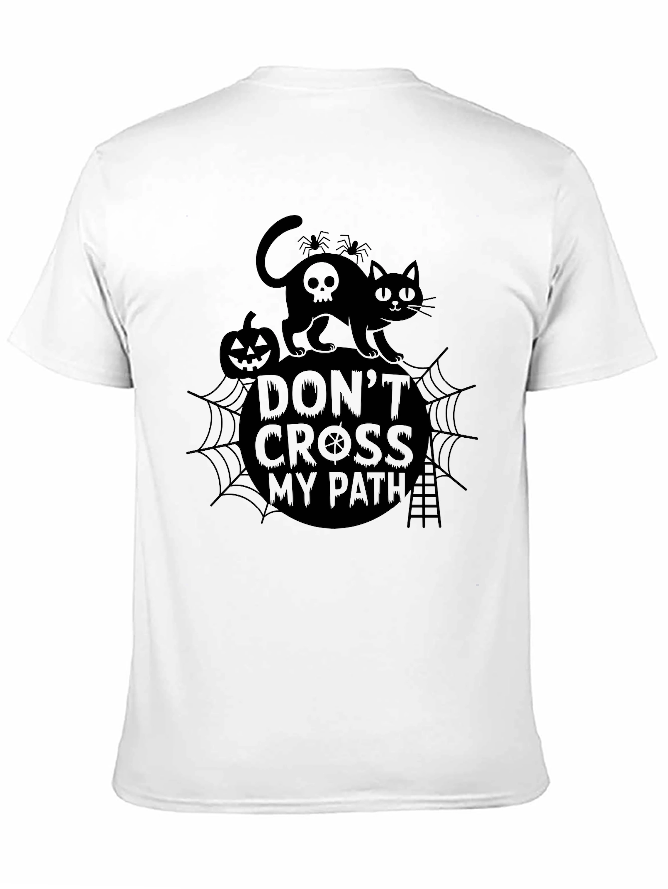 Dont Cross My Path Black Cat Halloween T-Shirt