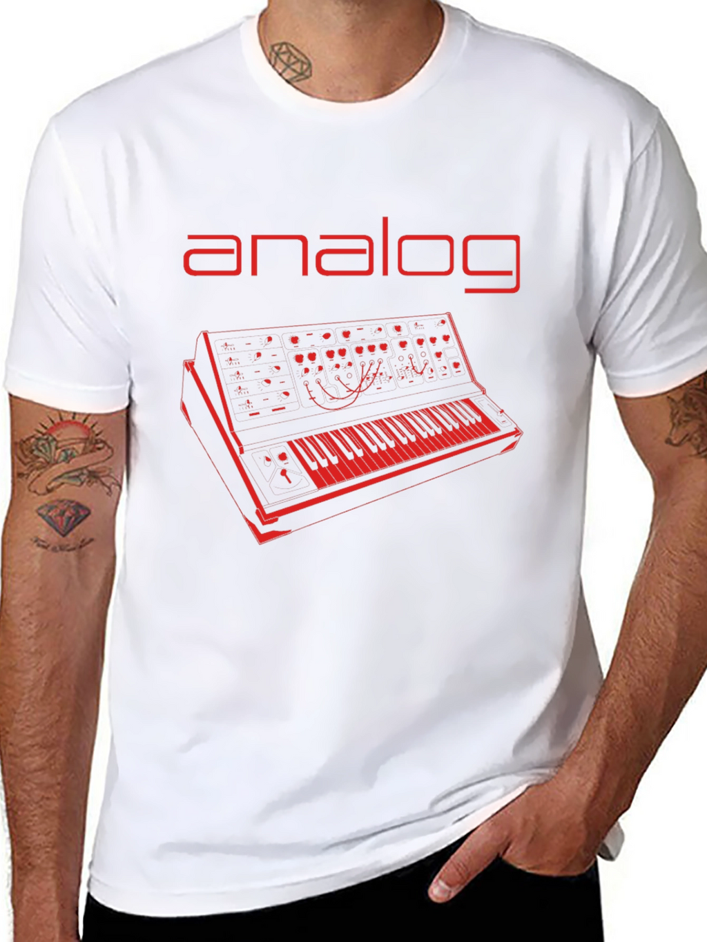Analog Synth T-Shirt - Music Producer Tee