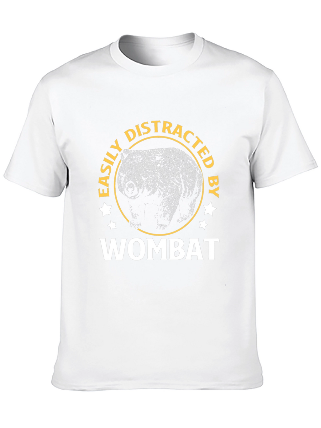 Easily Distracted By Wombat Graphic T-Shirt