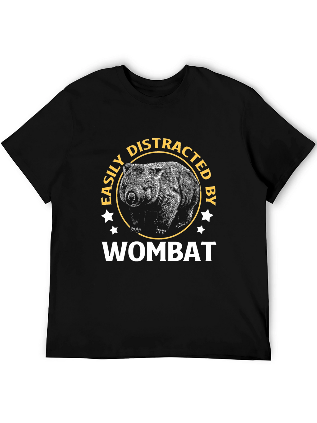 Easily Distracted By Wombat Graphic T-Shirt