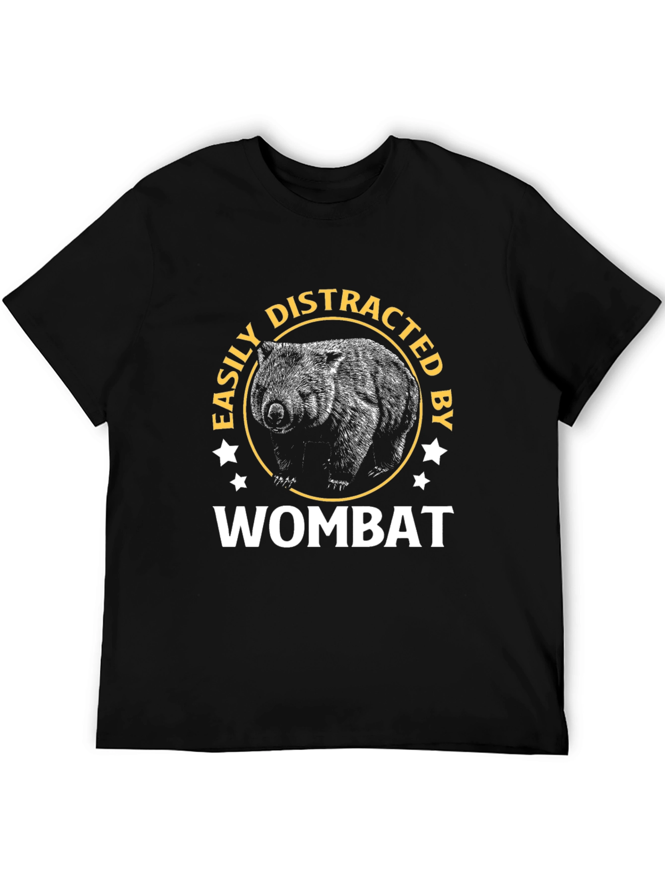 Easily Distracted By Wombat Graphic T-Shirt