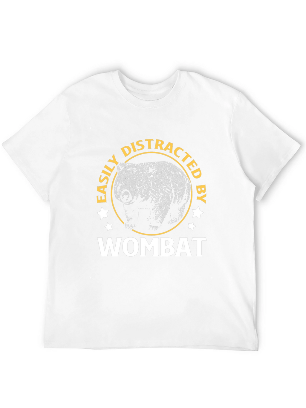 Easily Distracted By Wombat Graphic T-Shirt