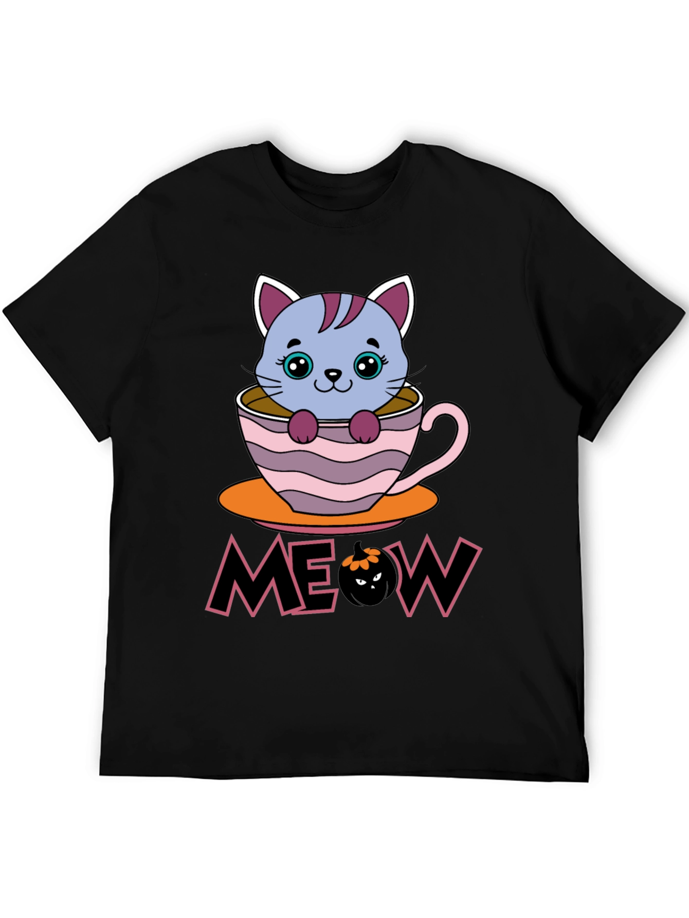 Halloween Cat in Cup T-Shirt