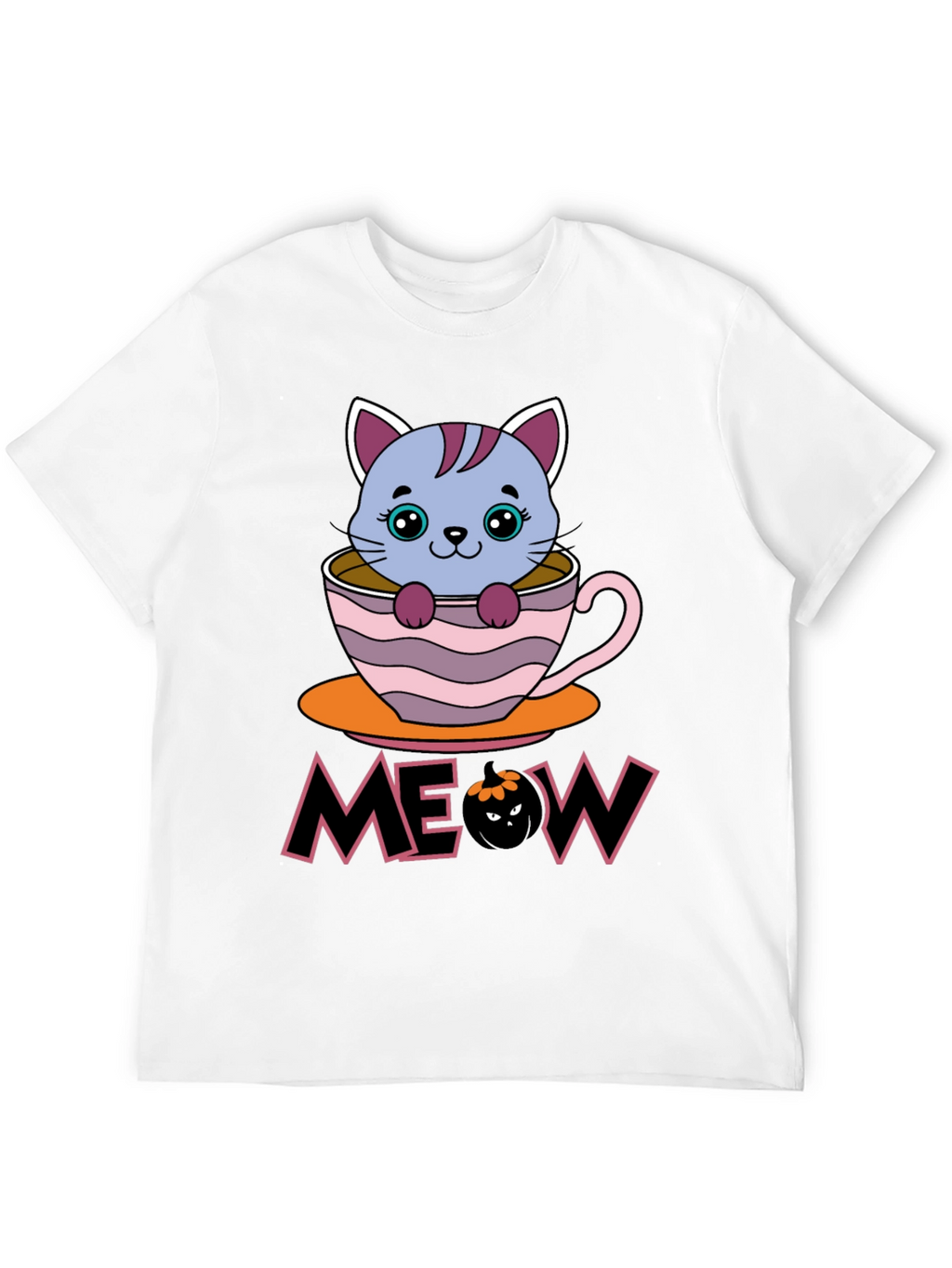 Halloween Cat in Cup T-Shirt