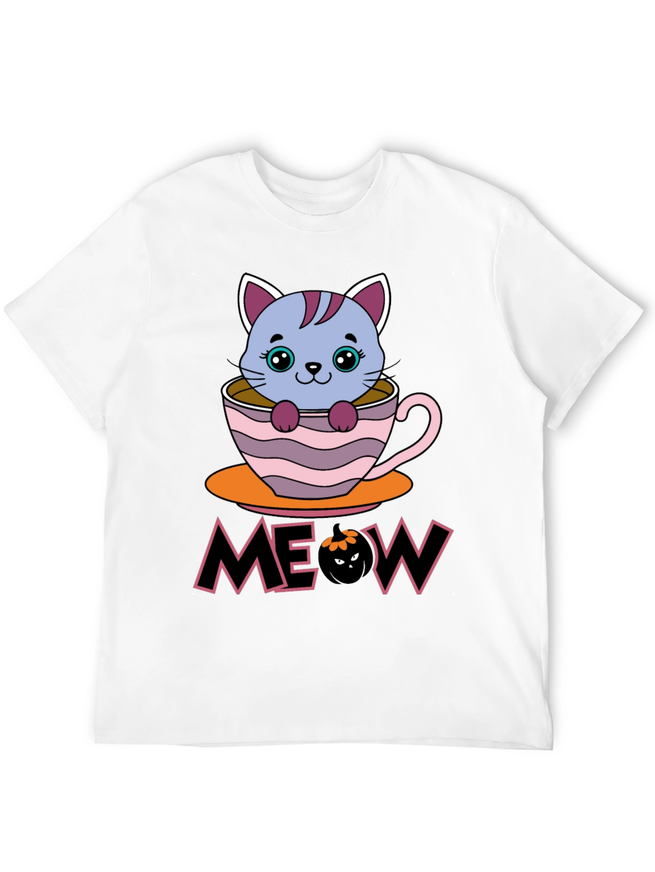 Halloween Cat in Cup T-Shirt