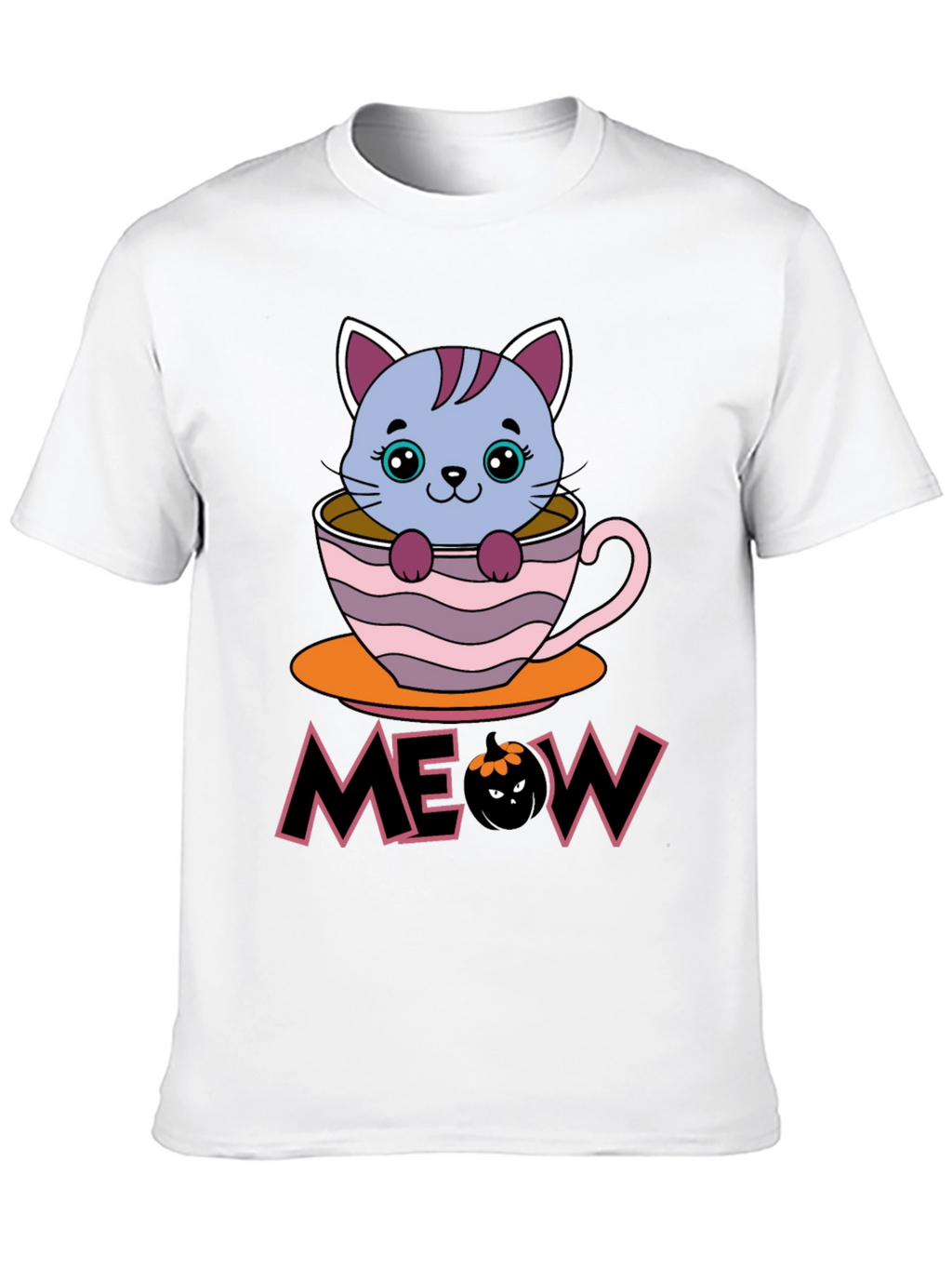 Halloween Cat in Cup T-Shirt