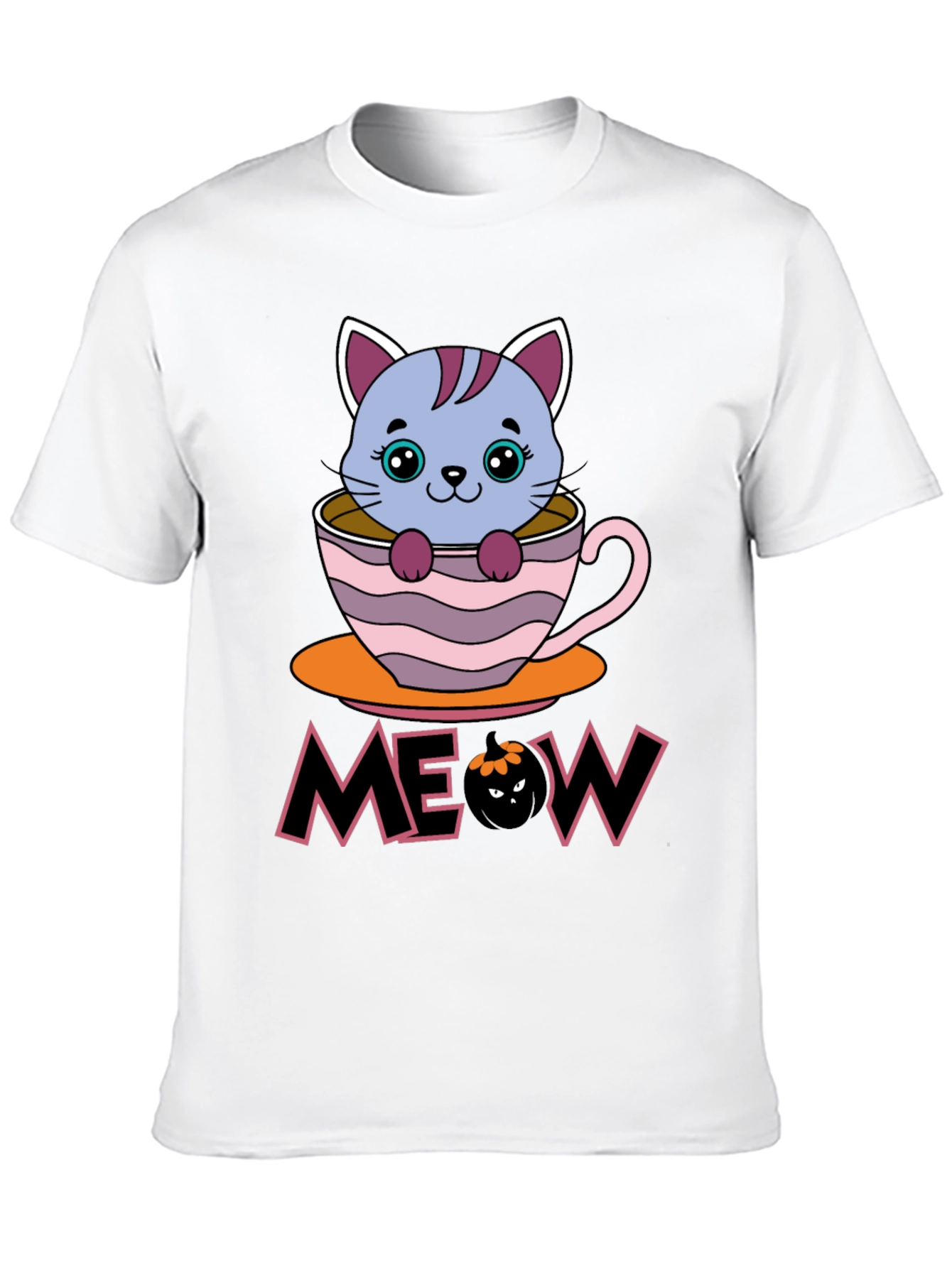 Halloween Cat in Cup T-Shirt