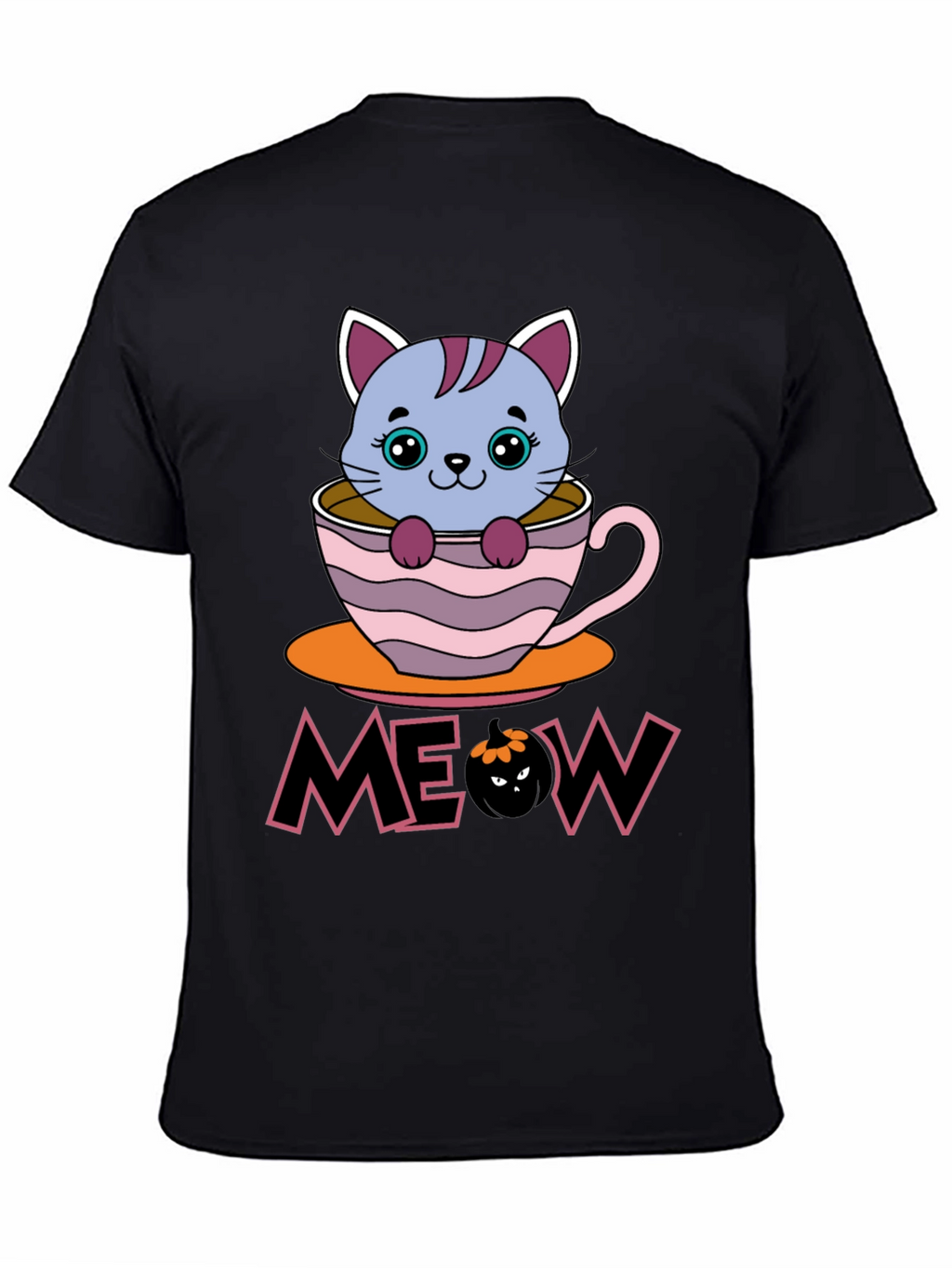 Halloween Cat in Cup T-Shirt