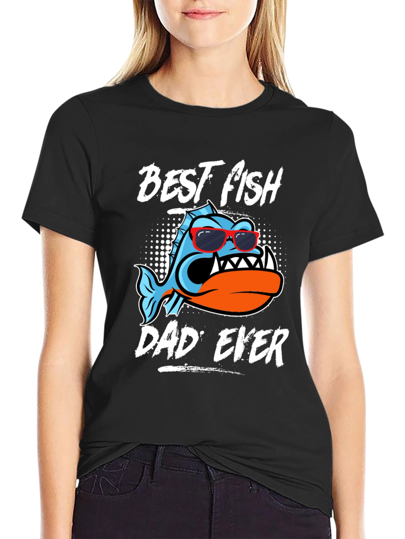Best Fish Dad Ever T-Shirt | Novelty Fathers Day Tee