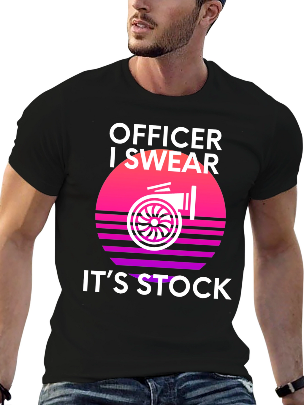 Officer I Swear Its Stock Turbo T-Shirt
