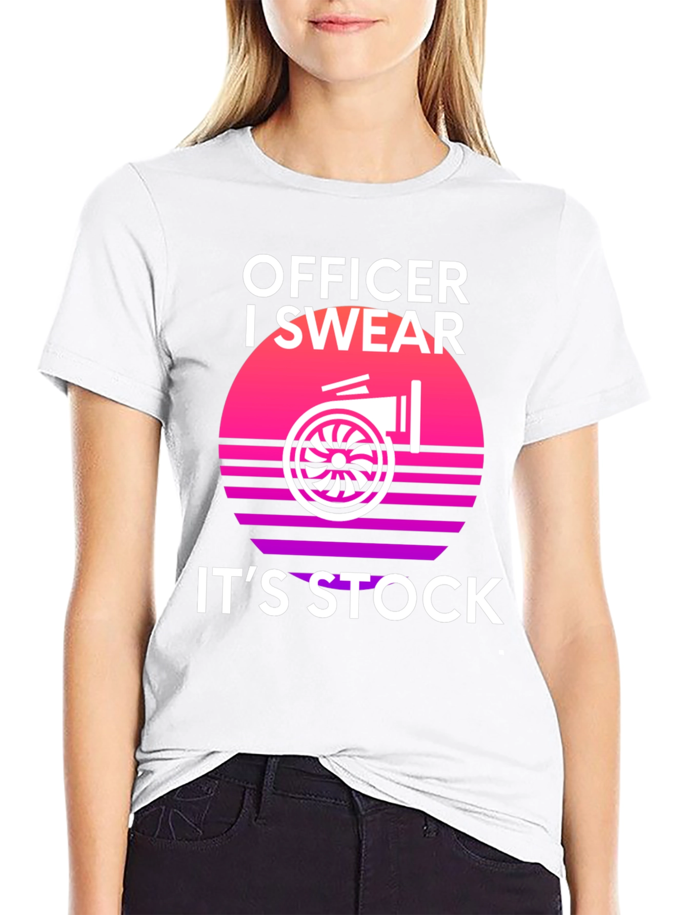 Officer I Swear Its Stock Turbo T-Shirt