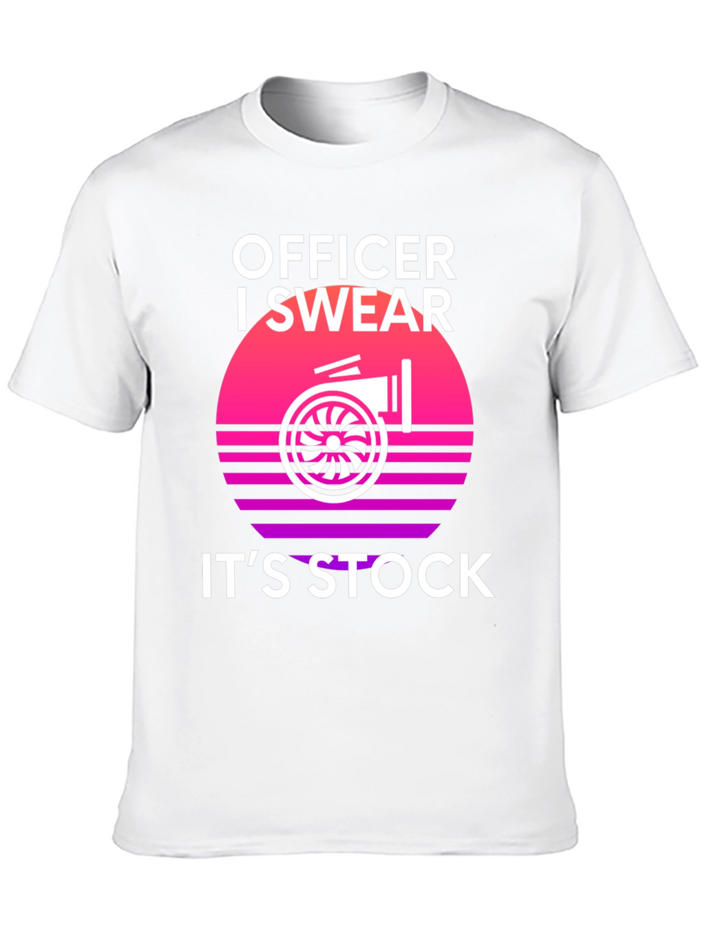 Officer I Swear Its Stock Turbo T-Shirt
