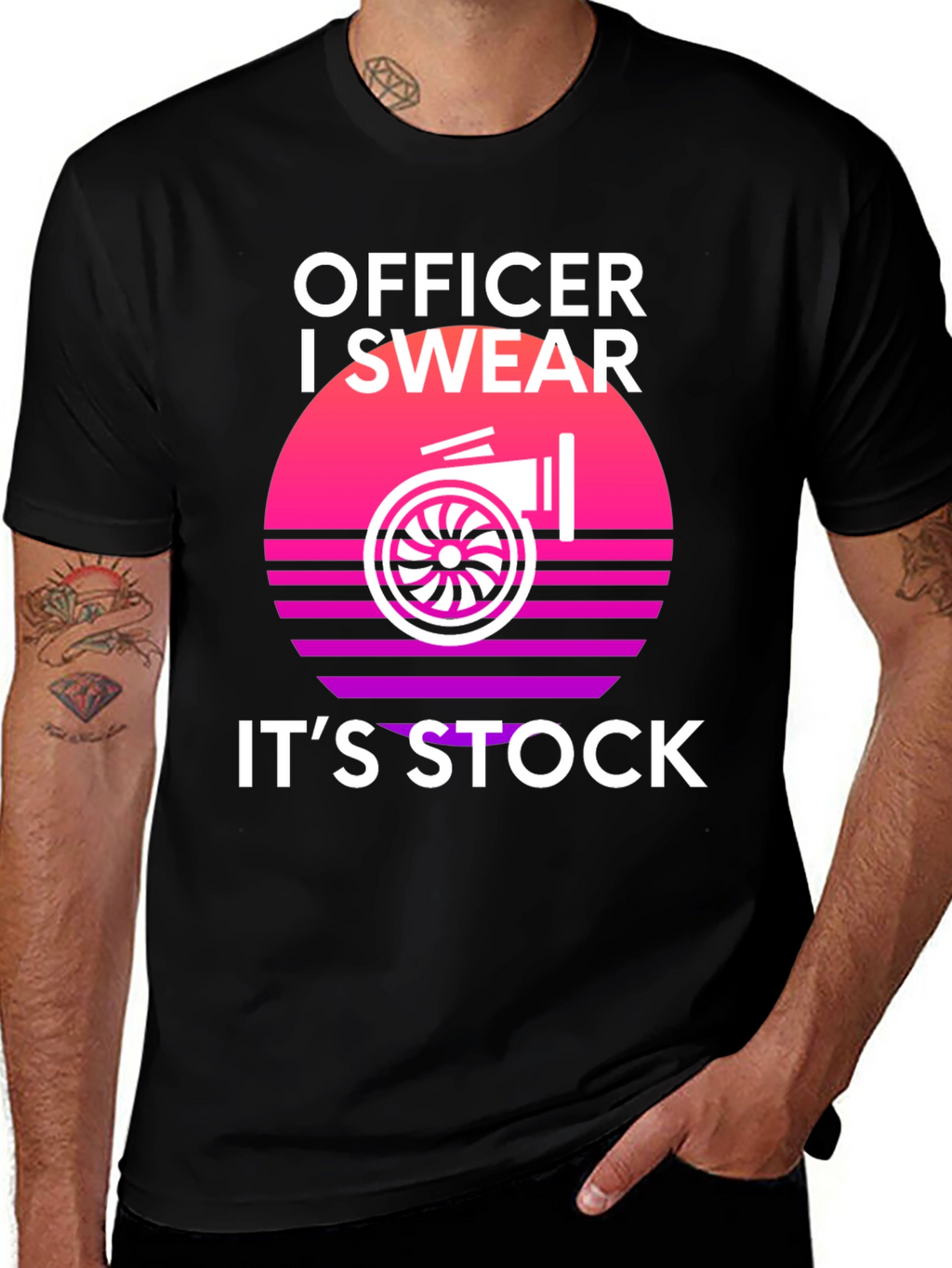 Officer I Swear Its Stock Turbo T-Shirt