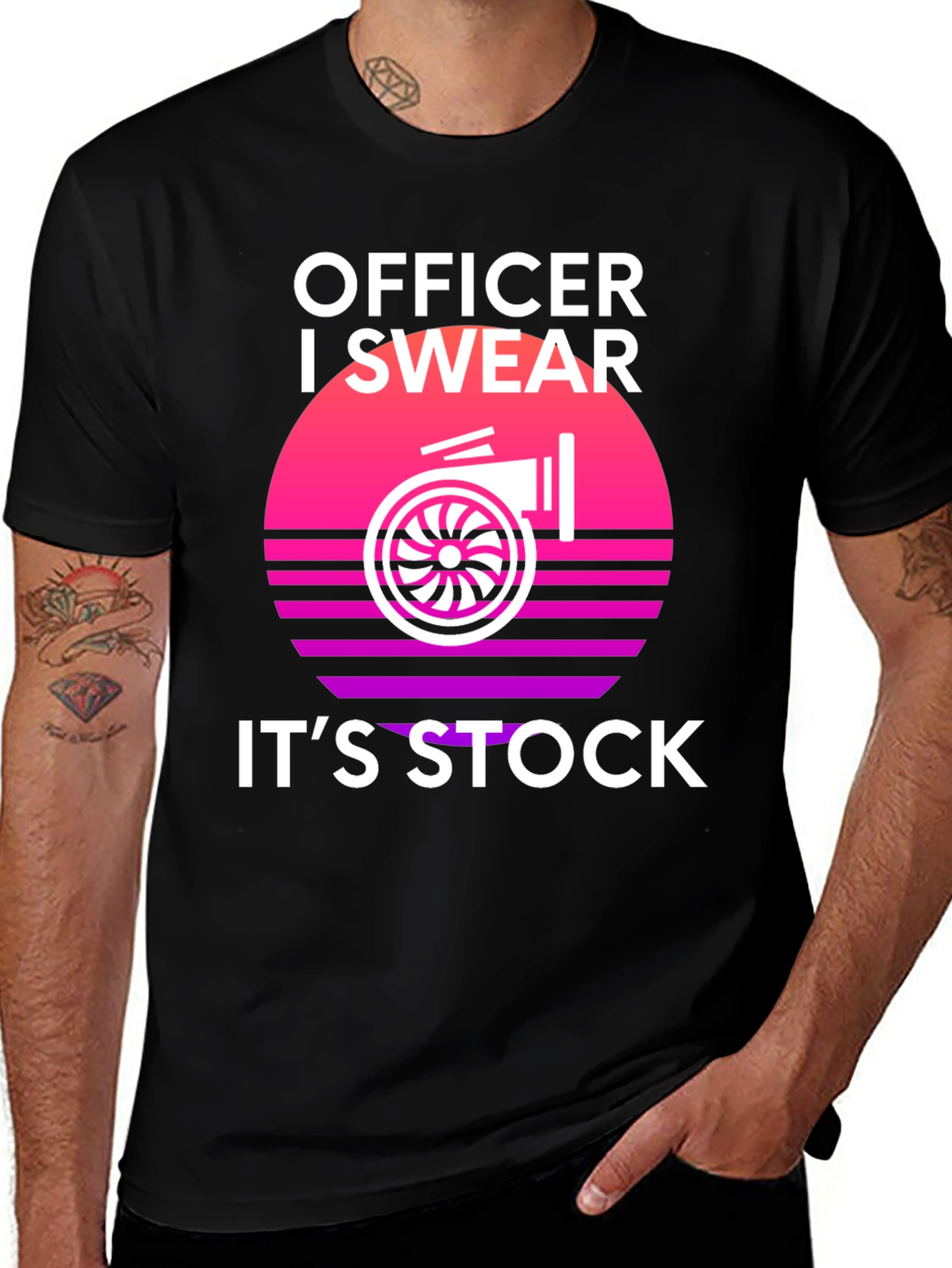 Officer I Swear Its Stock Turbo T-Shirt