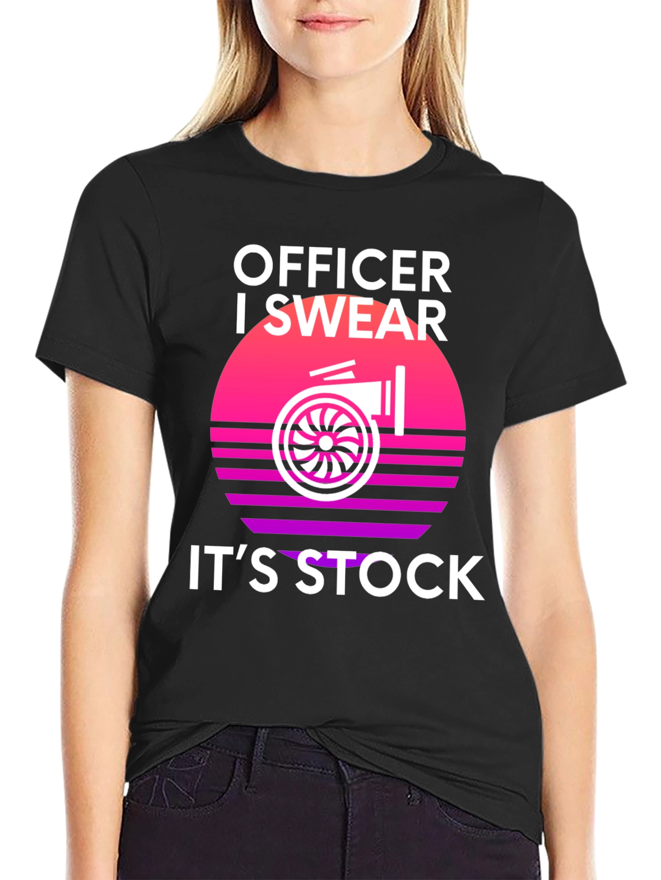 Officer I Swear Its Stock Turbo T-Shirt