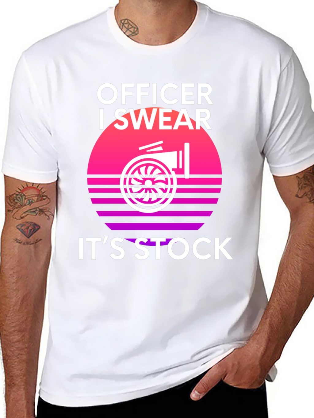 Officer I Swear Its Stock Turbo T-Shirt