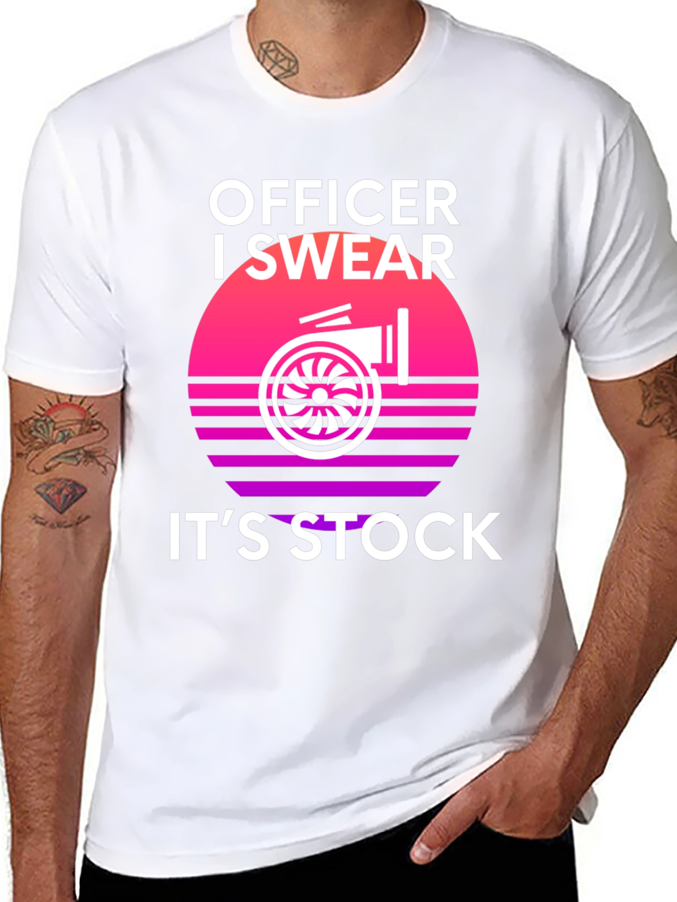 Officer I Swear Its Stock Turbo T-Shirt